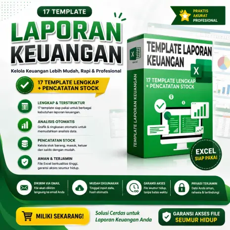 TEMPLATE KEUANGAN USAHA LENGKAP Format Excel