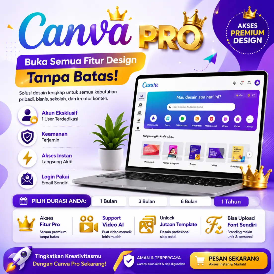 Akun Canva Premium