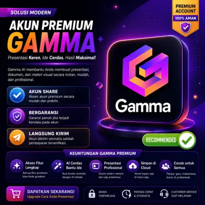 Gamma Premium 1 Bulan